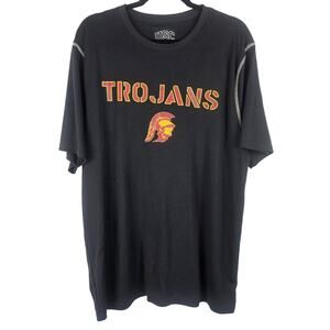 USC Trojans Short Sleeve Black Collegiate Authentic T-Shirt Men's XL